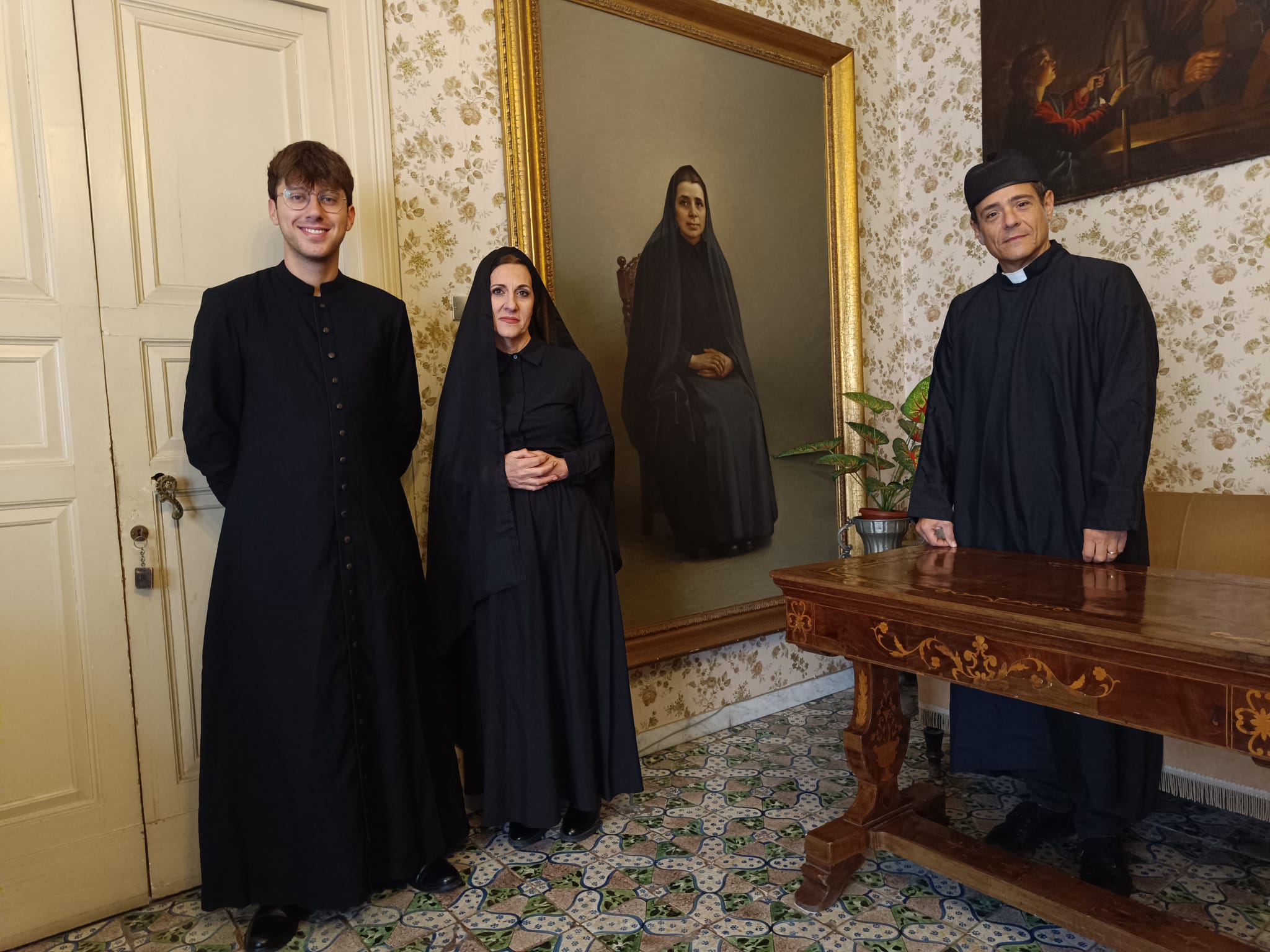 Padre Generoso con Lucia Mangano