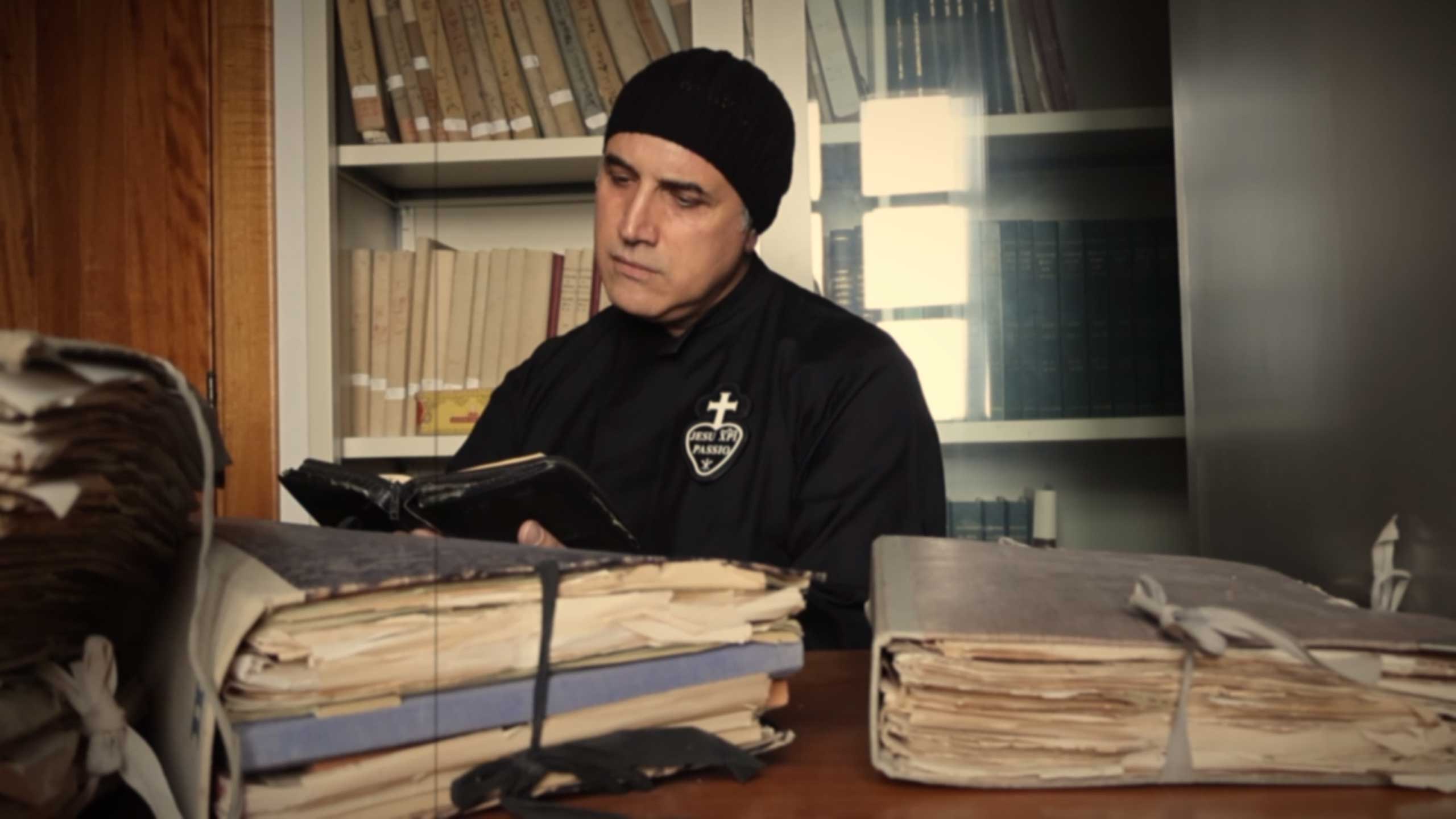 Una scena del film su Padre Generoso